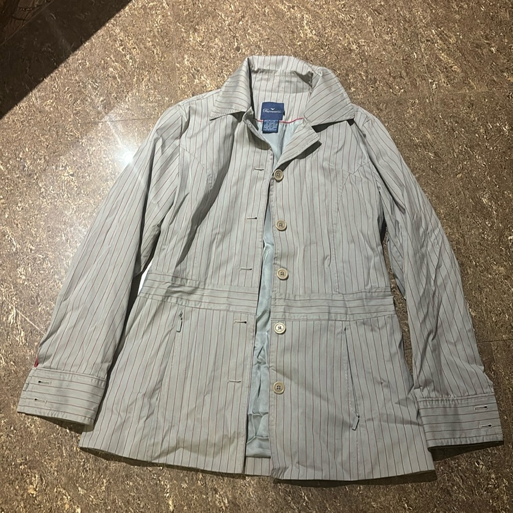 Nordstrom Striped Women’s Jacket Size Small Oversized